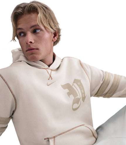 Nike Mens Nike Club Next Up Hoodie - Light Bone