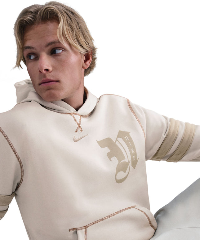Nike Mens Nike Club Next Up Hoodie - Light Bone