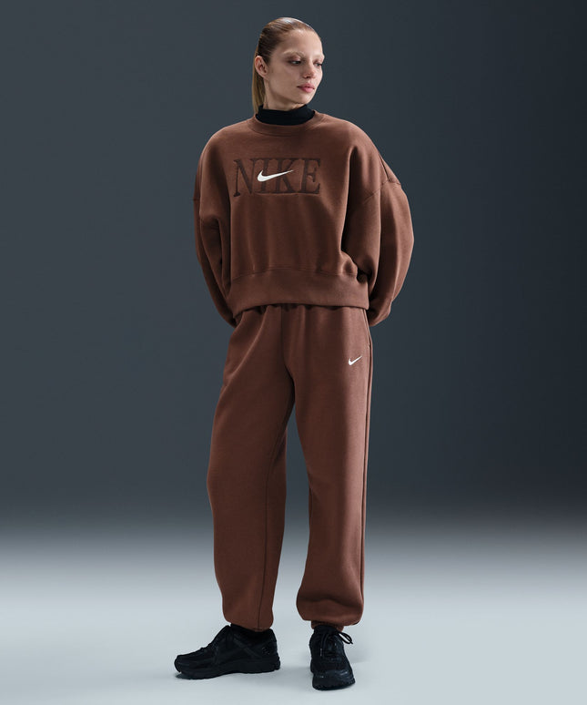 Nike Womens Sportswear Phoenix Fleece - Fauna Brown/Pale Ivory