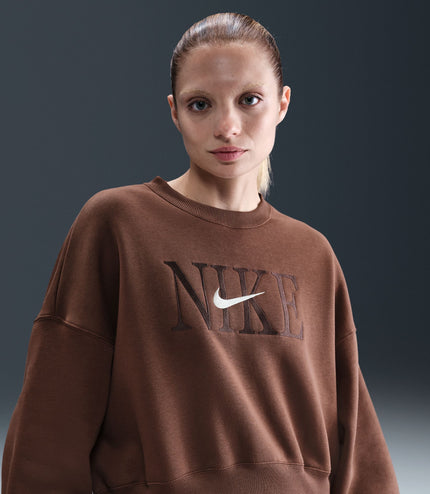 Nike Womens Sportswear Phoenix Fleece - Fauna Brown/Pale Ivory