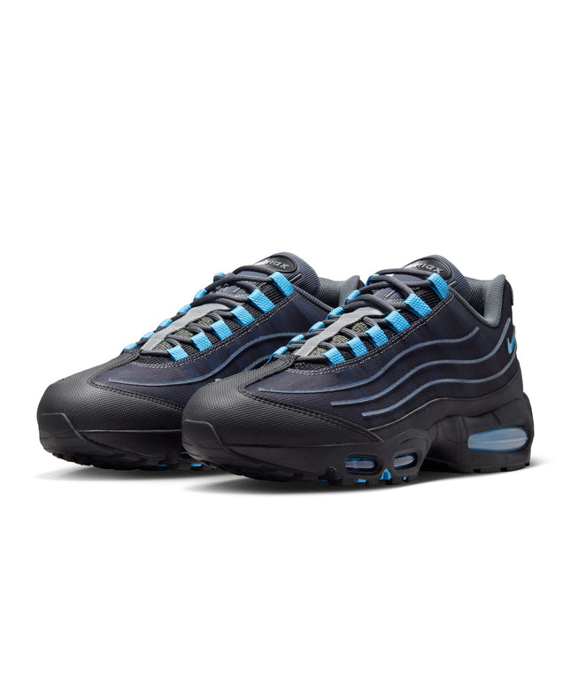 Nike Mens Air Max 95 Tech - Black/University Blue