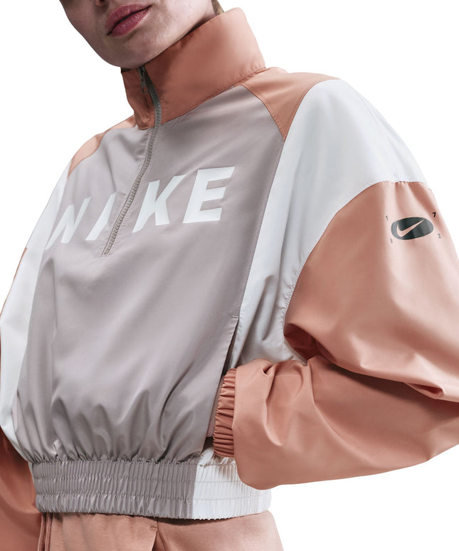 Nike Womens Sportswear Lightweight Zip Jacket - Rose Gold