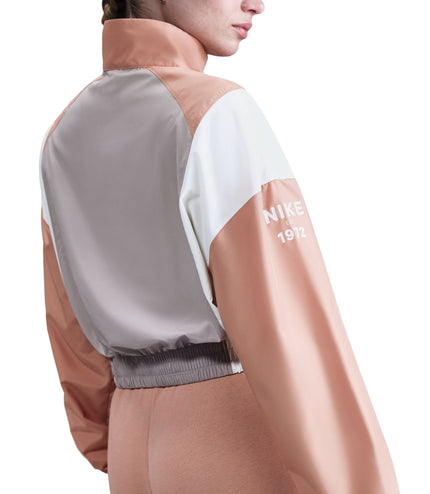 Nike Womens Sportswear Lightweight Zip Jacket - Rose Gold