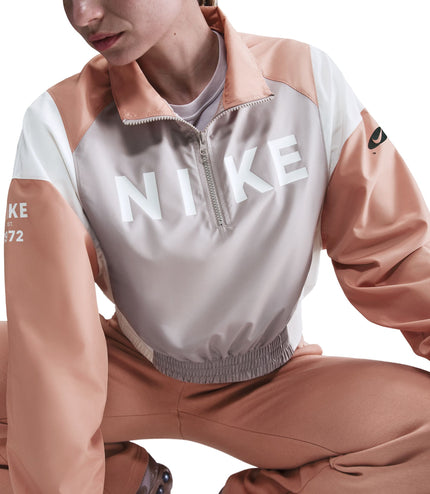 Nike Womens Sportswear Lightweight Zip Jacket - Rose Gold