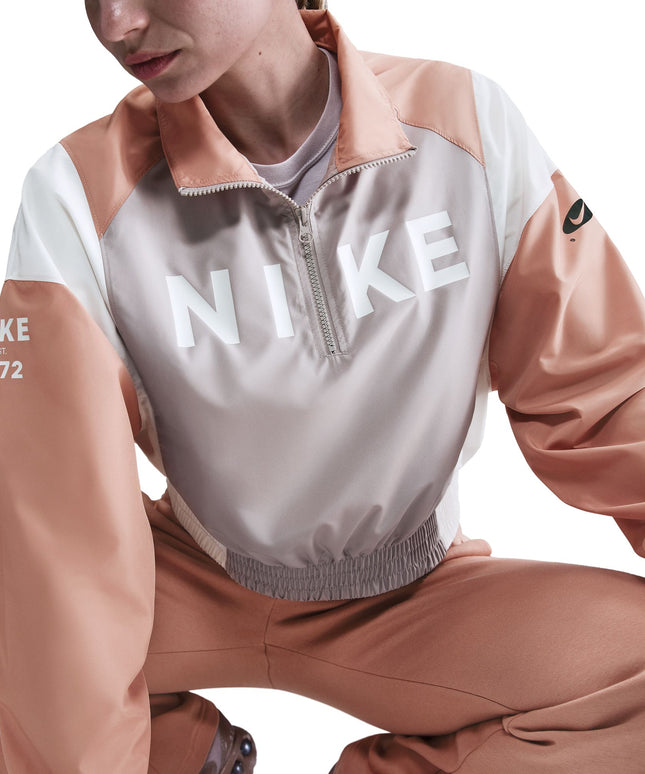 Nike Womens Sportswear Lightweight Zip Jacket - Rose Gold