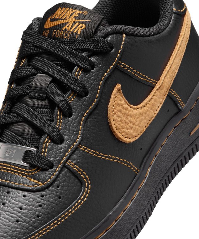 Nike Big Kids Air Force 1 Lv8 - Black/Desert Ochre