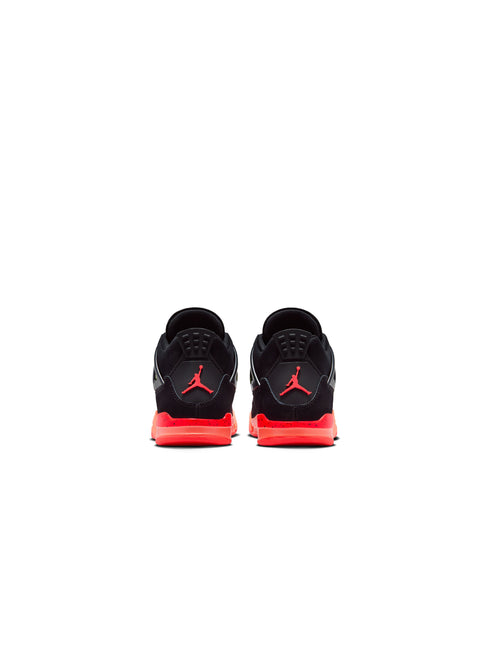 Air Jordan (PS) 4 Retro - Black/Infrared