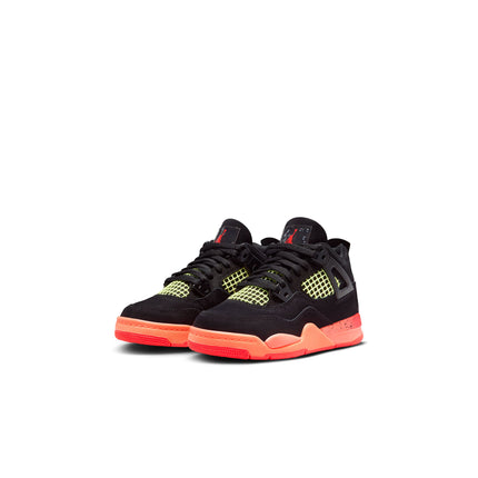 Air Jordan (PS) 4 Retro - Black/Infrared