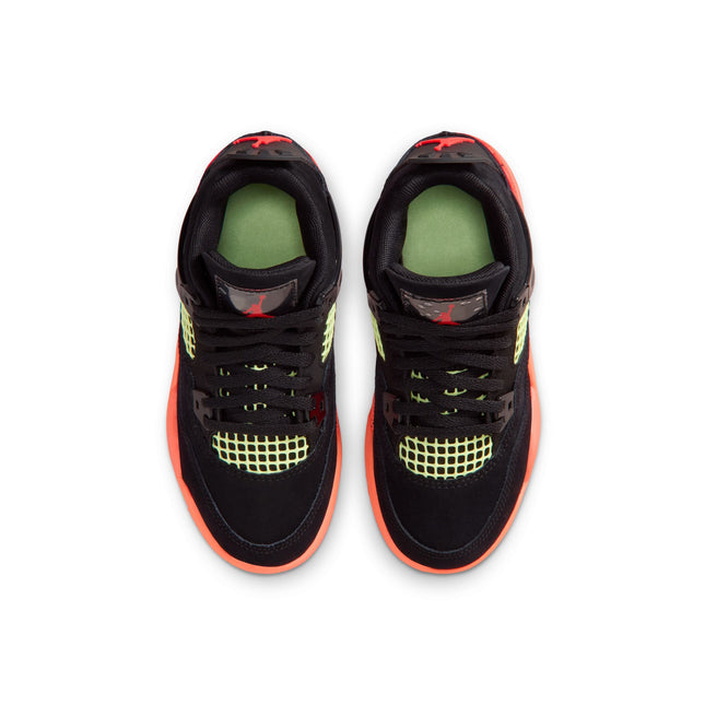 Air Jordan (PS) 4 Retro - Black/Infrared