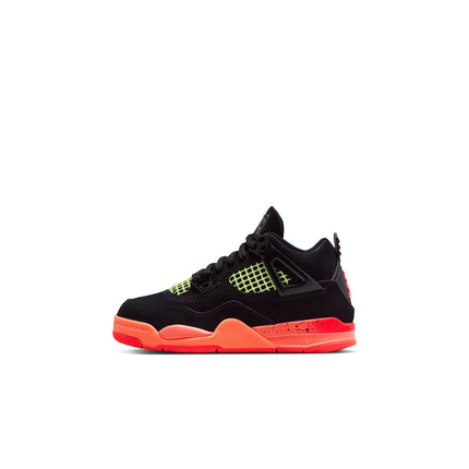 Air Jordan (PS) 4 Retro - Black/Infrared