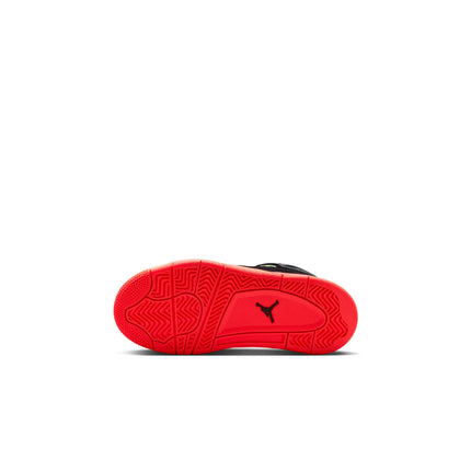 Air Jordan (PS) 4 Retro - Black/Infrared