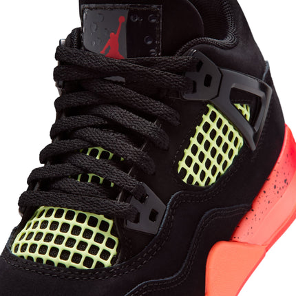 Air Jordan (PS) 4 Retro - Black/Infrared