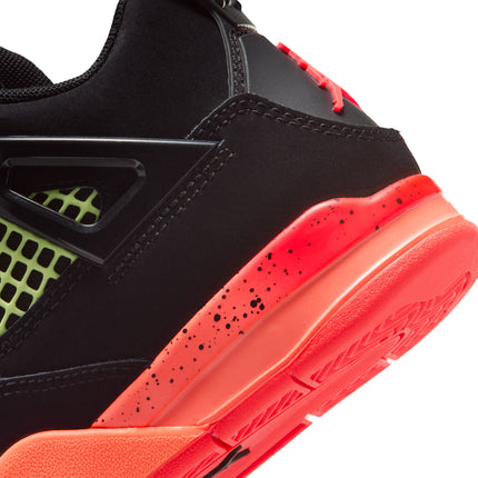 Air Jordan (PS) 4 Retro - Black/Infrared