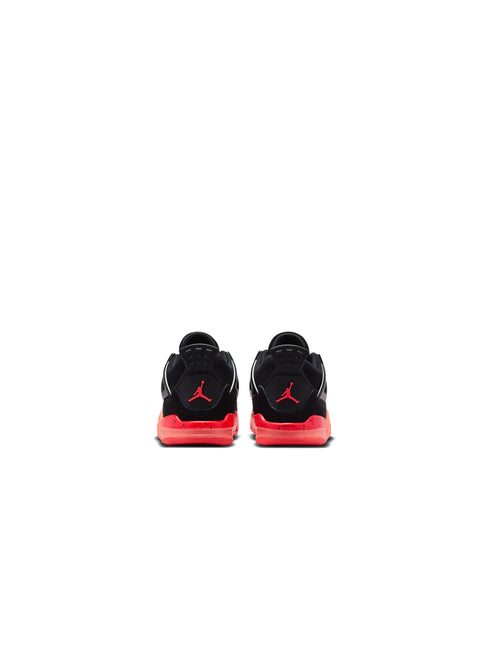 Air Jordan (TD) 4 Retro - Black/Infrared