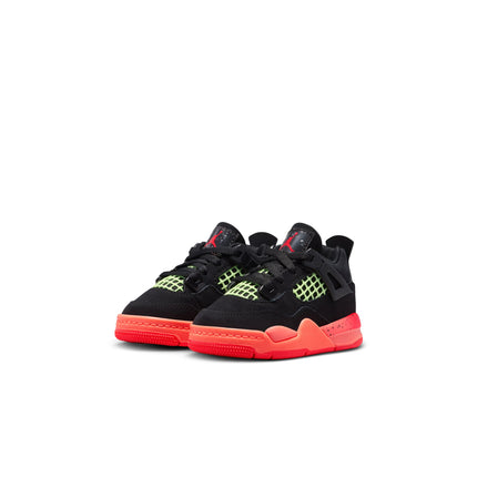Air Jordan (TD) 4 Retro - Black/Infrared