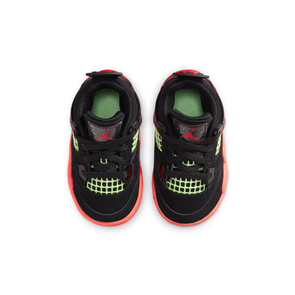 Air Jordan (TD) 4 Retro - Black/Infrared