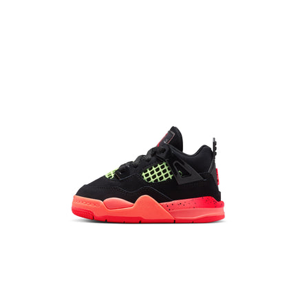 Air Jordan (TD) 4 Retro - Black/Infrared