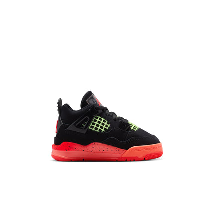 Air Jordan (TD) 4 Retro - Black/Infrared