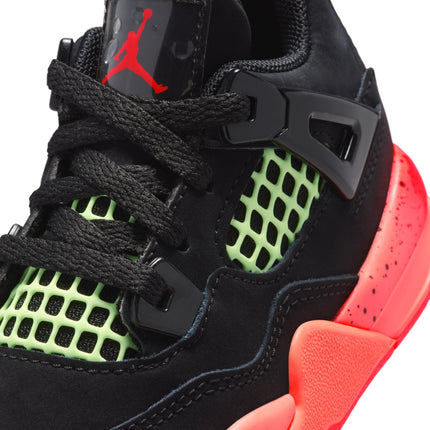 Air Jordan (TD) 4 Retro - Black/Infrared