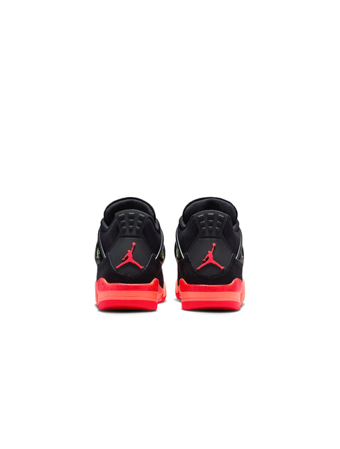 Air Jordan Big Kids 4 Retro - Black/Infrared