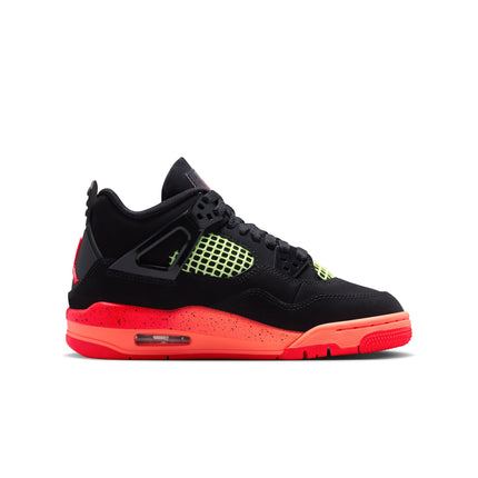 Air Jordan Big Kids 4 Retro - Black/Infrared