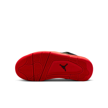 Air Jordan Big Kids 4 Retro - Black/Infrared