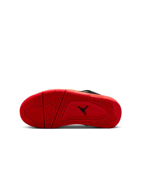 Air Jordan Big Kids 4 Retro - Black/Infrared