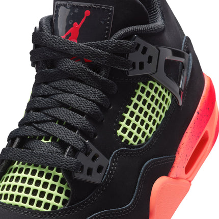 Air Jordan Big Kids 4 Retro - Black/Infrared