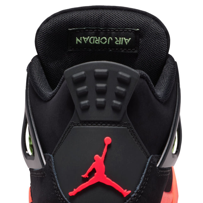 Air Jordan Big Kids 4 Retro - Black/Infrared