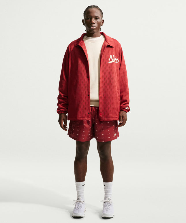Nike Mens Sportswear Club Woven Flow Shorts - Team Crimson