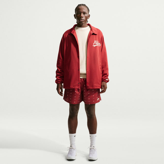 Nike Mens Sportswear Club Woven Flow Shorts - Team Crimson