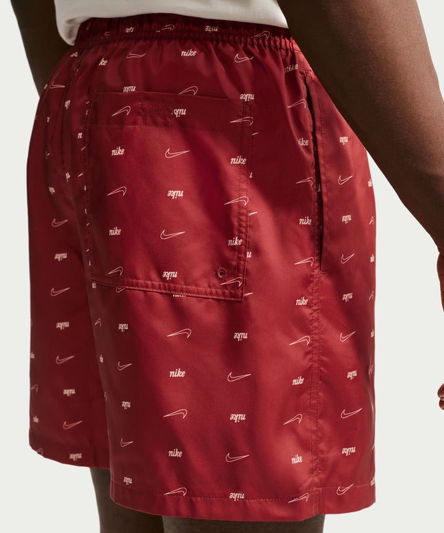 Nike Mens Sportswear Club Woven Flow Shorts - Team Crimson