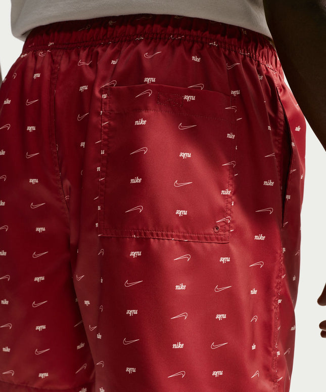 Nike Mens Sportswear Club Woven Flow Shorts - Team Crimson