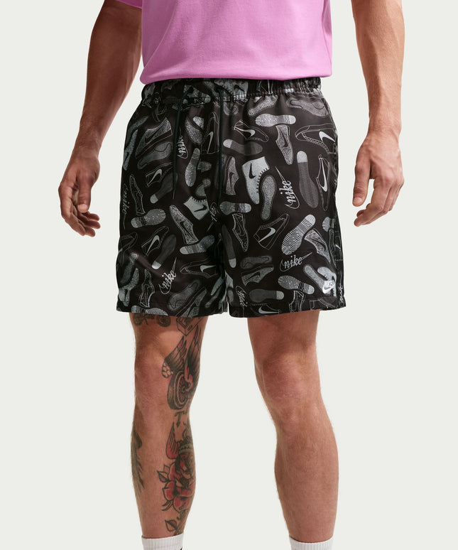 Nike Mens Sportswear Club Woven Shorts - Black/White