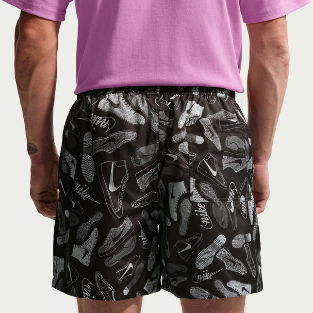 Nike Mens Sportswear Club Woven Shorts - Black/White