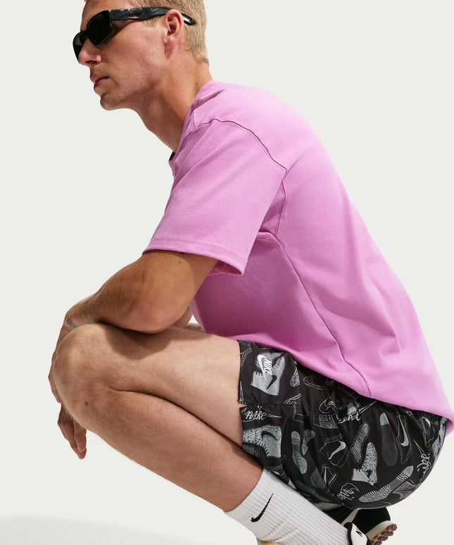 Nike Mens Sportswear Club Woven Shorts - Black/White