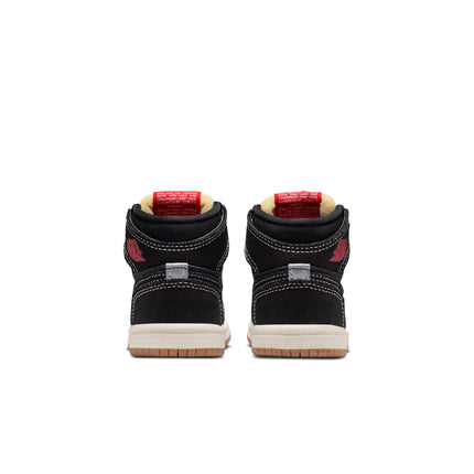 Air Jordan (TD) 1 Retro High OG Flight Club - Black