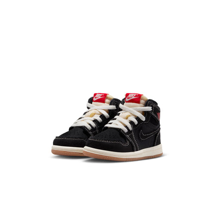 Air Jordan (TD) 1 Retro High OG Flight Club - Black