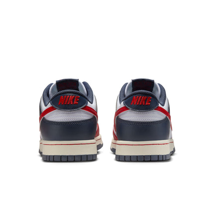 Nike Mens Dunk Low Retro  - White/University Red