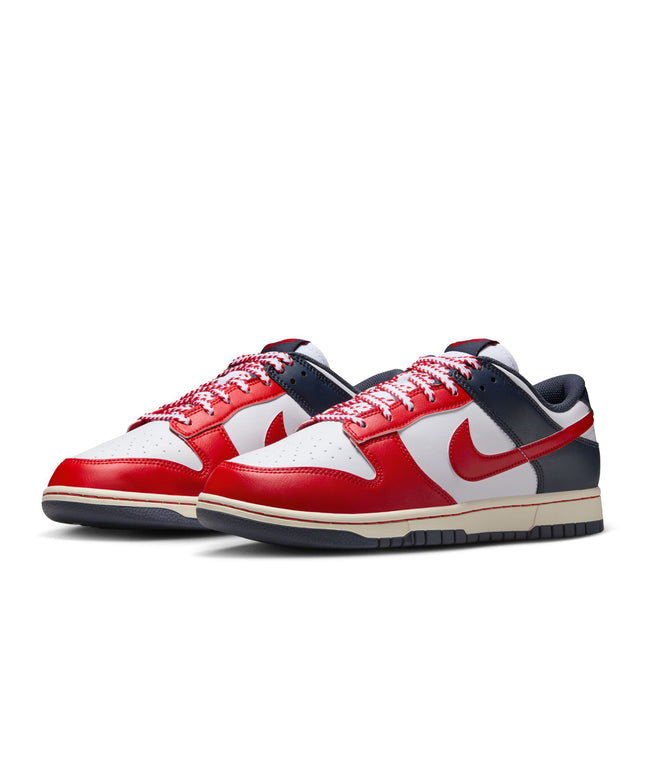Nike Mens Dunk Low Retro  - White/University Red