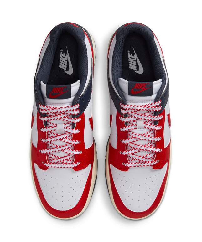 Nike Mens Dunk Low Retro  - White/University Red