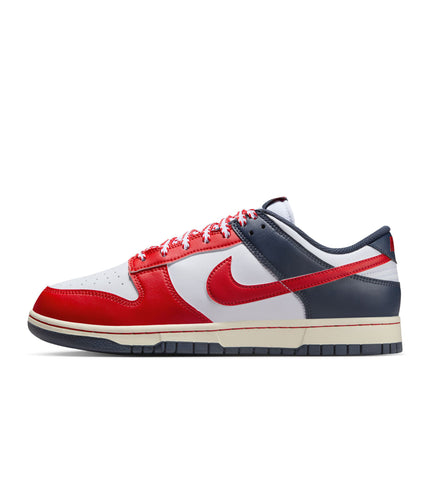 Nike Mens Dunk Low Retro  - White/University Red