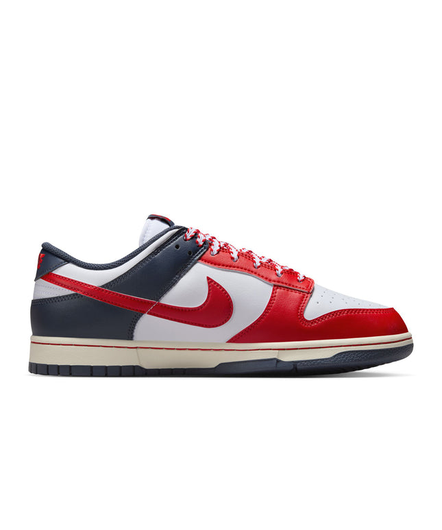Nike Mens Dunk Low Retro  - White/University Red