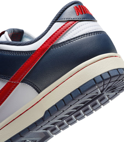 Nike Mens Dunk Low Retro  - White/University Red