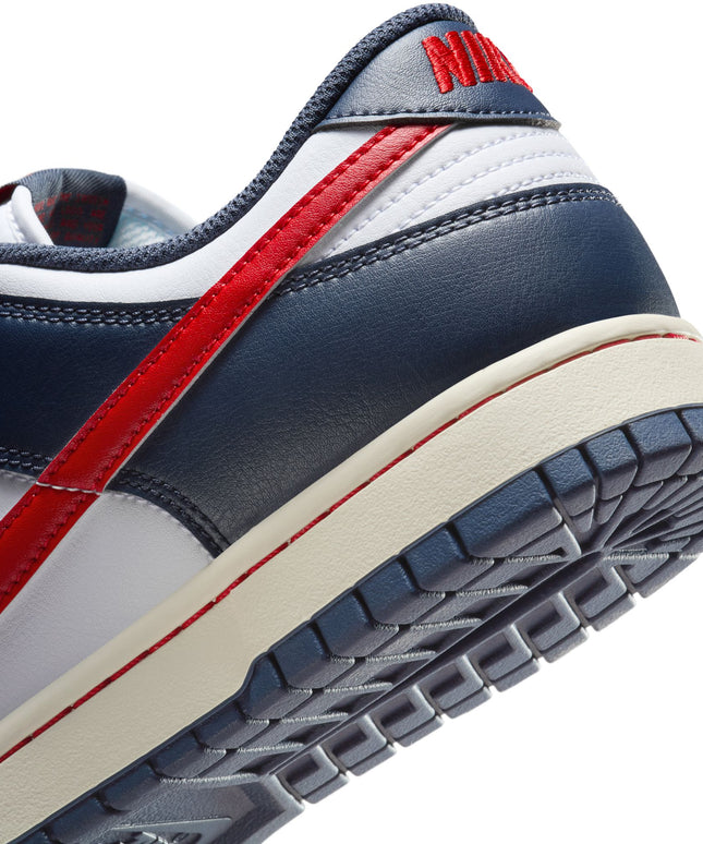 Nike Mens Dunk Low Retro  - White/University Red