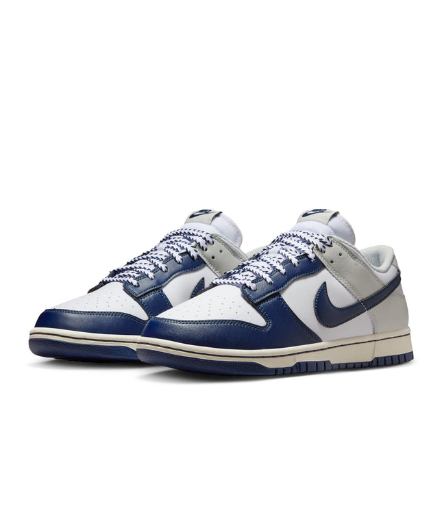 Nike Mens Dunk Low Retro - White/Midnight Navy