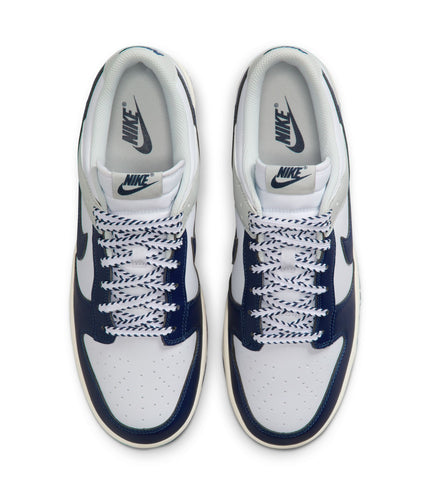 Nike Mens Dunk Low Retro - White/Midnight Navy
