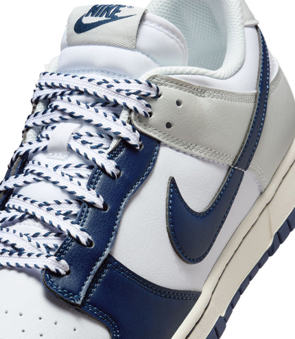 Nike Mens Dunk Low Retro - White/Midnight Navy