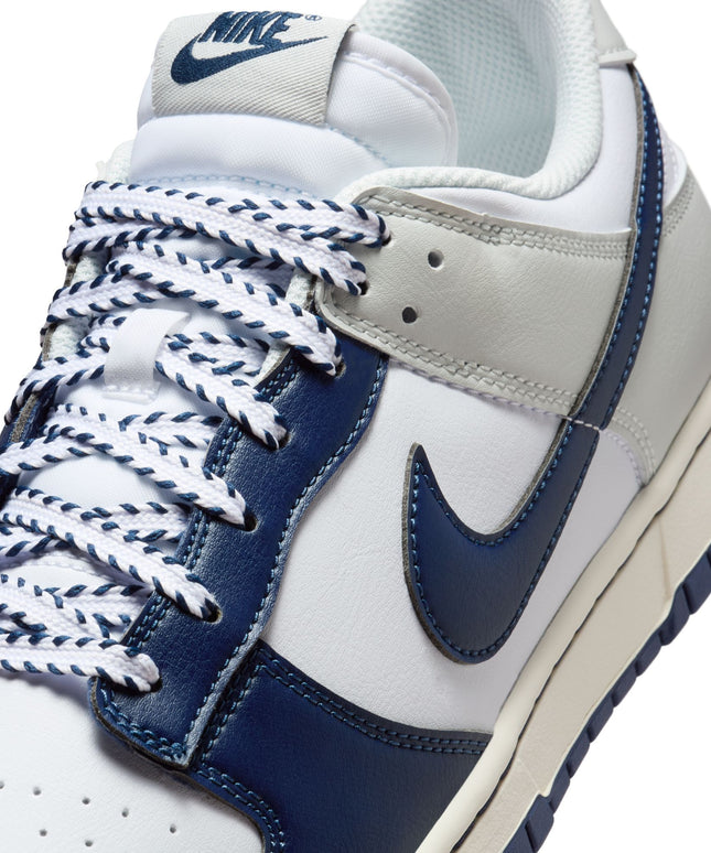 Nike Mens Dunk Low Retro - White/Midnight Navy