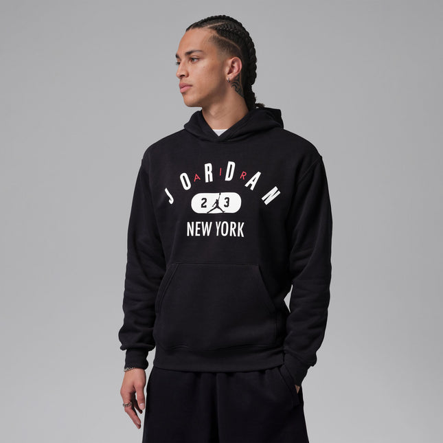 Air Jordan Mens Fleece Pullover Hoodie - Black
